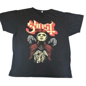 Ghost Band T Shirt 2019 Tour North America Black Metal Tee Mens Large
